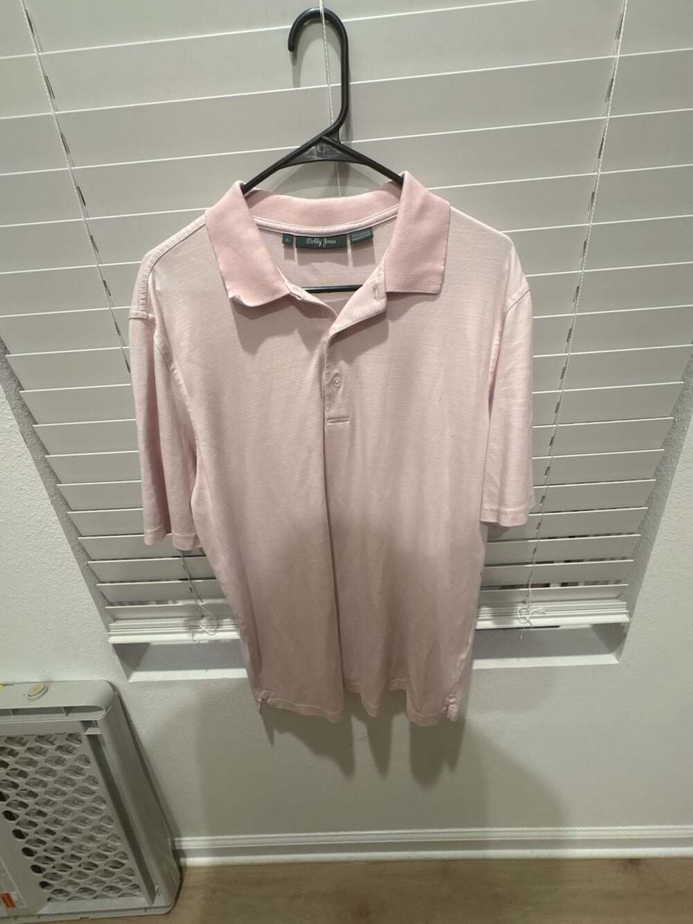 Bobby Jones Polo Shirt Size L Pink Cotton Short Sleeve Golf
